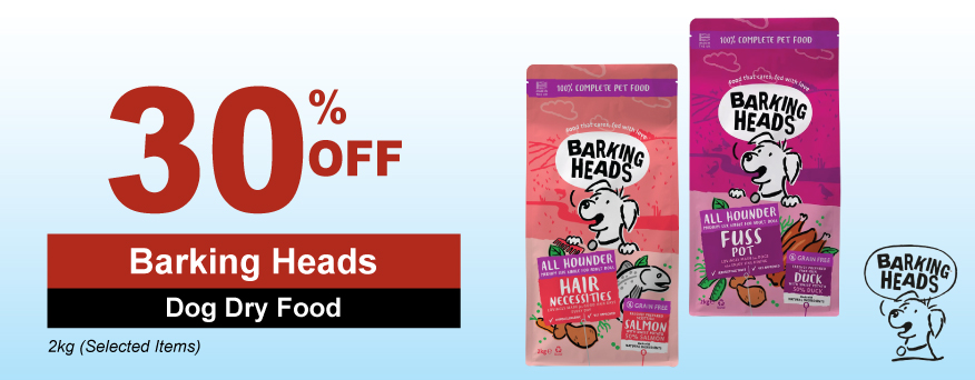 Barking Heads Dog Dry Food Promo